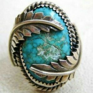 Pre-Order 925 Silver Turquoise Ring Vinta